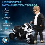 BMW S1000RR Licensierad Elektrisk Barnmotorcykel Trehjuling med Batteri Stål Svart 66 X 37 X 44 Cm