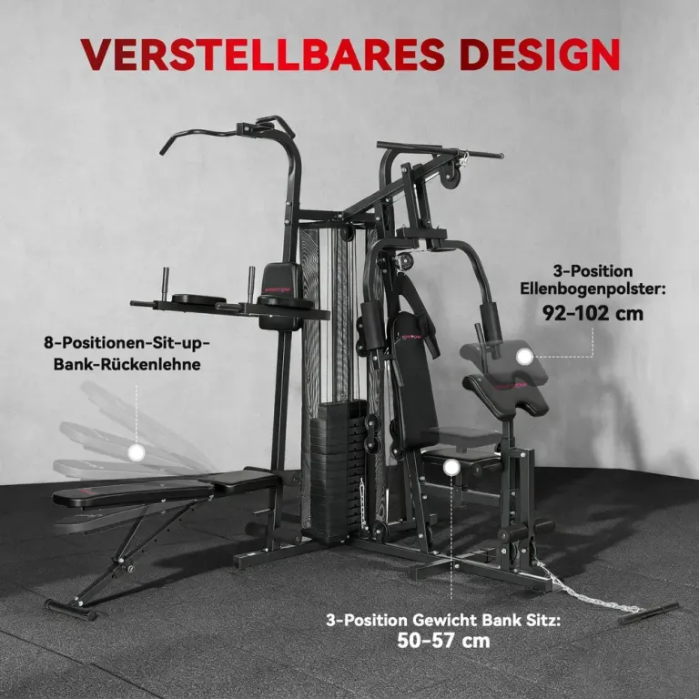 Träningsbänk Sit-Up Bänk Hopfällbar Magtränare