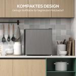 Minifrys 35 L, Fristående Frysbox 161 W Elektrisk, Grå, 47x44,2x48,8 cm