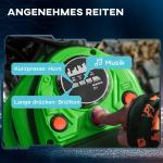 Elektrisk Barnmotorcykel, 24V, med Justerbar Hastighet, Musik och Ljus, Grön