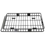 Takkorg Bil Justerbar Universal Takräcke Bagagekorg Metall Svart 162 X 99 X 16 Cm