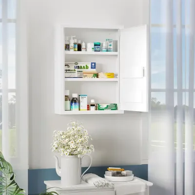Låsbart Medicinskåp för Vägg Säkert 40 x 15 x 53,5 cm