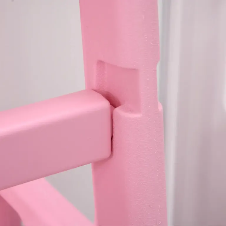 Lärtorn Hjälptorn Rosa av Trä och Barnrum Höj och Sänkbart