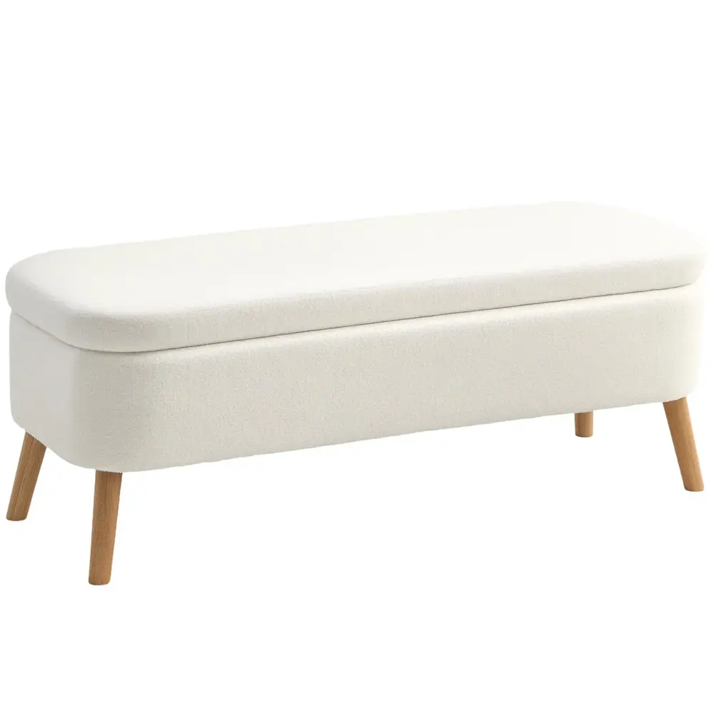 Stoppad Förvaringspall 65 L Utrymme i 120x42x45 Cm