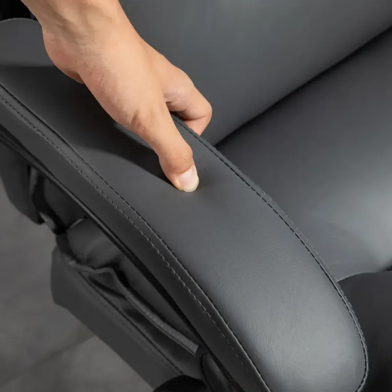 Kontorsstol Mörkgrå av Tyg och Metall Ergonomisk