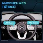 Barnelbil Elbil Barn Svart av Plast för Barn 3-6 År 12V Fordon med Fjärrkontroll och Musik 5 km/h
