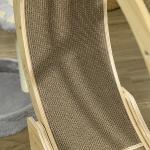 Kattskrapbräda Klösmöbler Brun av Wellpapp för Katter Set om 8 Återvinningsbara Repmattor för Träningshjul 55 x 25,5 x 3 cm