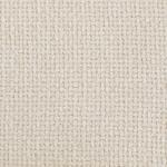 Fotpall Chenille Gräddvit Tyg och Stål för Vardagsrum Sittpuff med Mjuk Dyna och Metallben Modern Design 45x41x38 cm