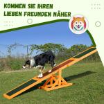 Agility Rocker för Hundar 180 X 30 X 30 Cm Idealisk Valpleksak för Hundsport och Träning