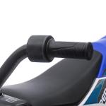 Elmotorcykel för Barn, 45 min Körtid, med Träningshjul, Blå + Vit, 3+, 106,5 x 51,5 x 68 cm