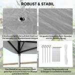 Pop-up Paviljong med Myggnät och Dräneringshål för Trädgård Hållbar och Stabil Grå Polyester och Metall 3,3 x 3,3 m