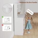 Sminkbord med Spegel, 12 LED-lampor, 7 Lådor och 6 Dolda Förvaringsfack i Spånskiva, Vit