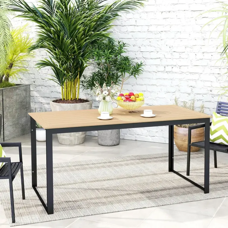 Trädgårdsbord Rektangulärt Teak 160 x 80 cm