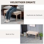 Klädd Bänk Hallbänk Beige av Tyg med Linnelook för Hall och Vardagsrum Vintage Bänk med Knappar Lastkapacitet upp till 120 kg 80 x 40 x 43 cm