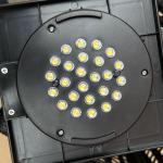 Sollampa Trädgårdslampa Grå av Rotting och Plast för Utomhusbruk LED Lampa med Ljussensor Anti-UV
