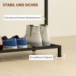 Klädhängare med Klädstång och Skohylla, Anti-tipp i Eklook