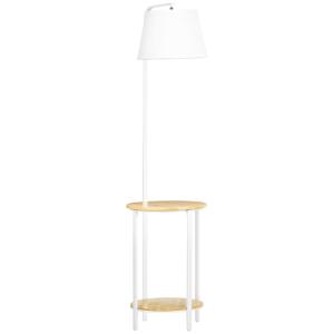 Kleankin Badrumsspegel med Belysning Silver av Aluminium och Glas för Badrum Dimbar med Minnesfunktion och Tidsvisning 60 x 60 cm