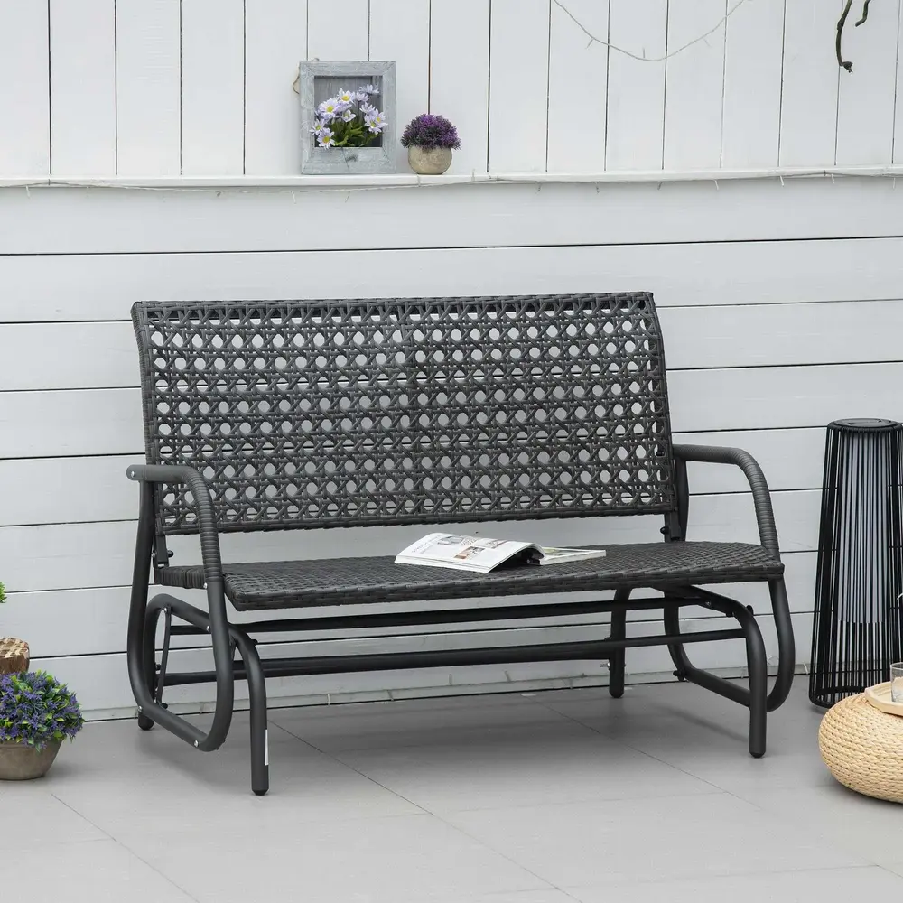 Gungbänk i Konstrotting 2 Personer 70 x 120 x 84 Cm