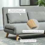 Sovstol Bäddfåtölj Hopfällbar Grå av Sammetslook och Metall för Vardagsrum Relaxstol med Sängfunktion 250 kg