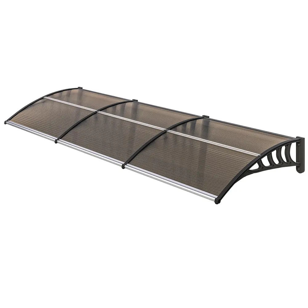 Kapell /Fönster Aluminium/Polykarbonat 303 x 96 x 27 Cm