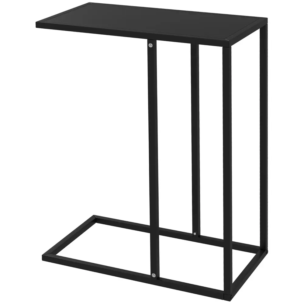 C-Format Sidobord/Laptopbord Stålram Svart
