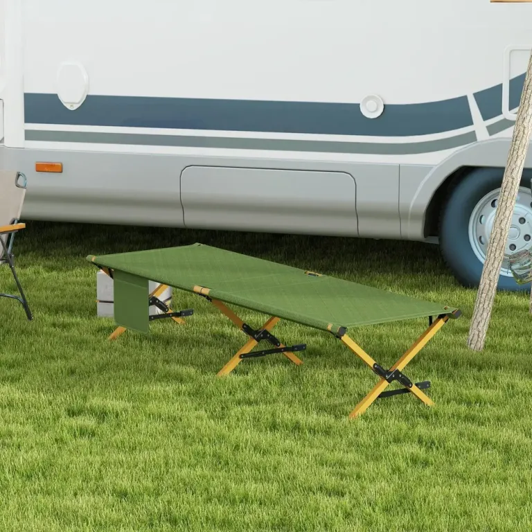 Solstol Mörkgrön av Oxford 196 x 64 x 45 cm