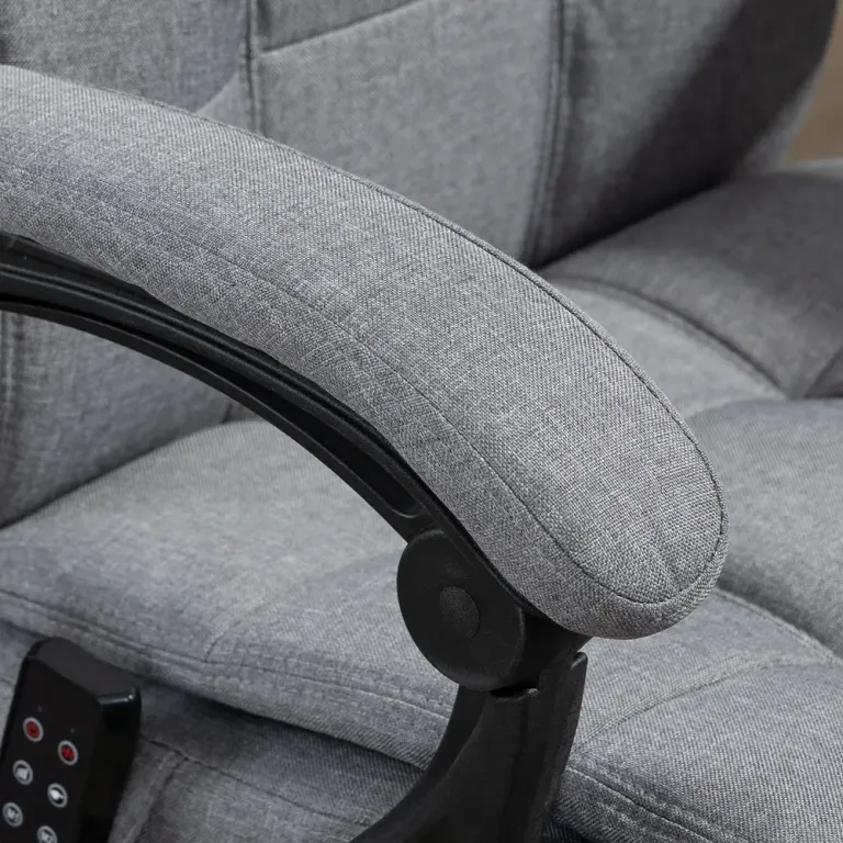 Kontorsstol Massagestol Grå 66 x 76 x 112-120 cm