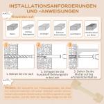 Kattklättervägg Klösmöbel 5 Delar Set med Hus Beige av Plysch för Katter upp till 5 kg Väggmonterad Ram med Hoppplattformar