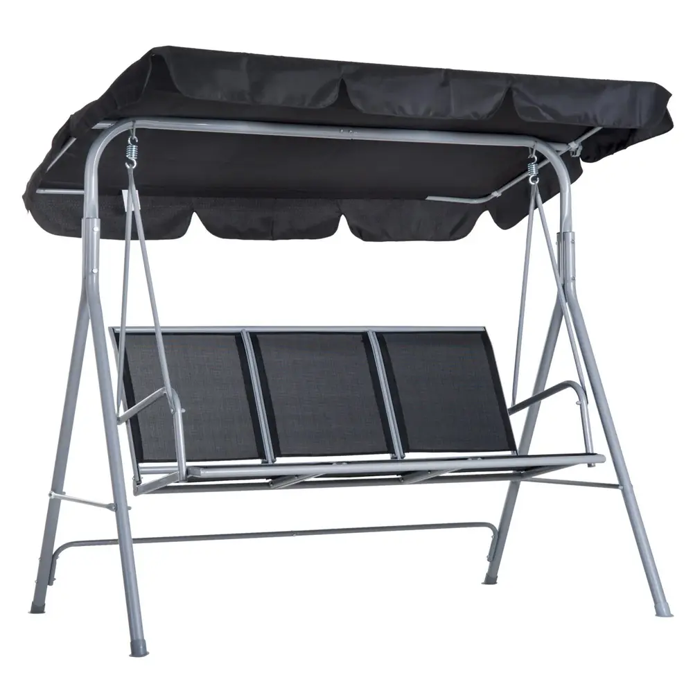 Elegant Hammock med Tak 3-Sitsig 171 x 108 x 154 Cm