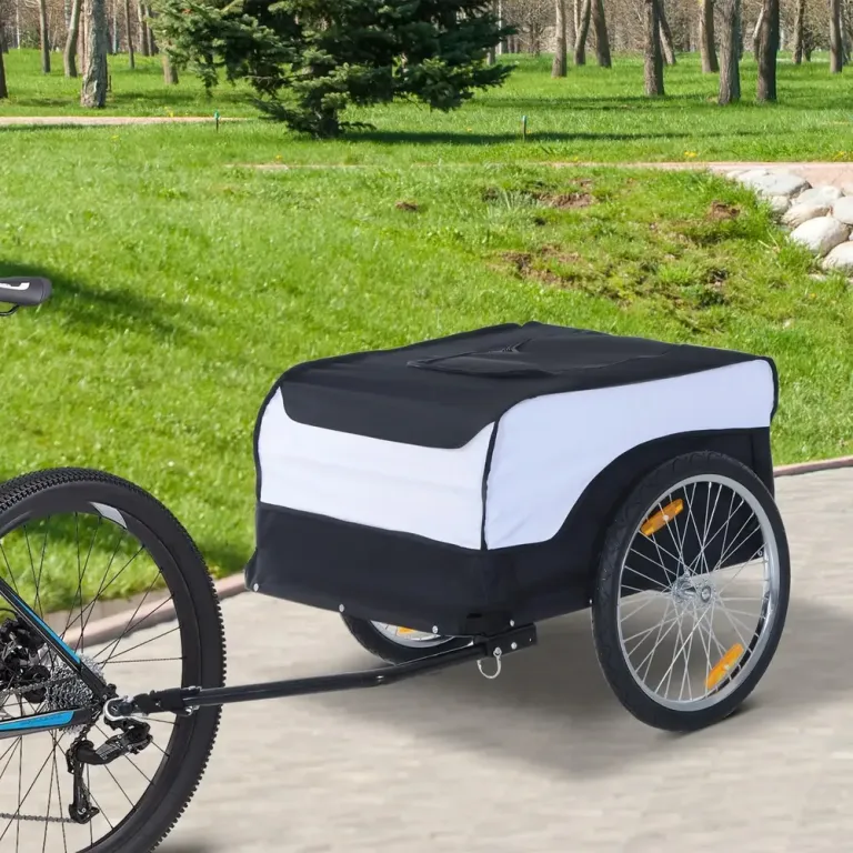 Hopfällbar Cykelkärra för Last Upp till 40 kg