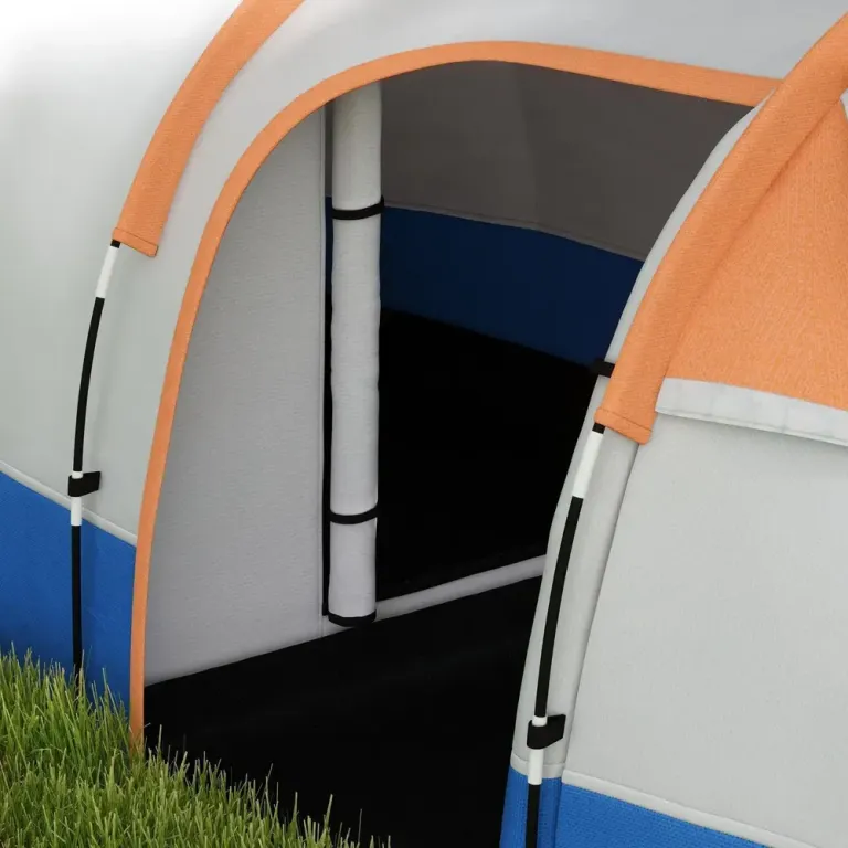 Campingtält Tunneltält för 3 Personer Orange av Polyester