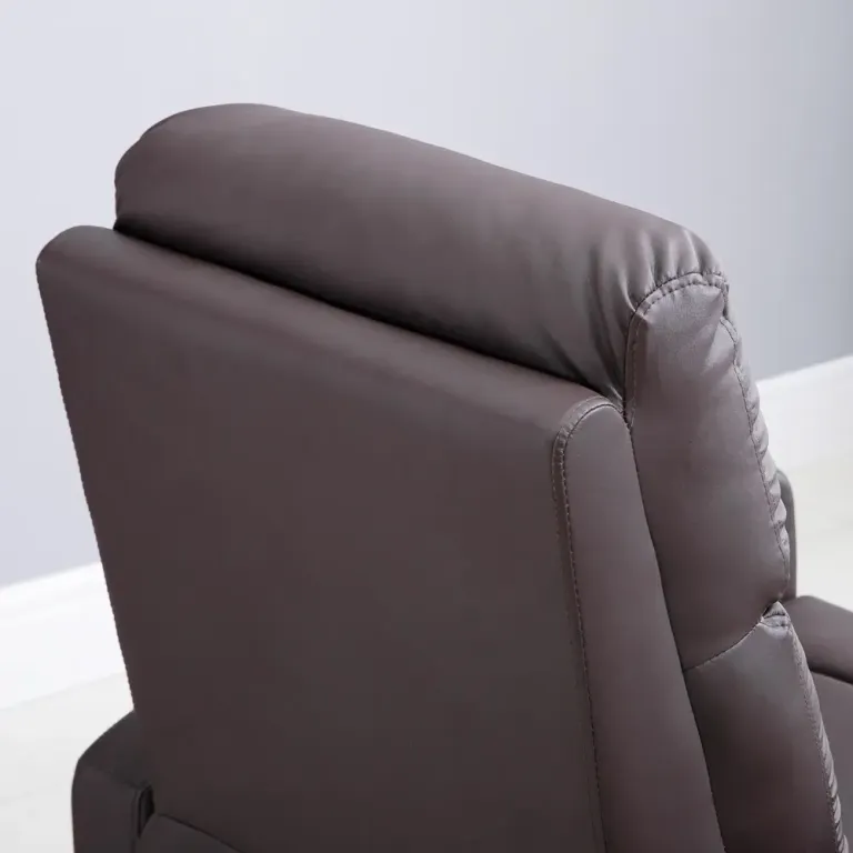 Relaxfåtölj Fåtölj Brun av Konstläder och Metall