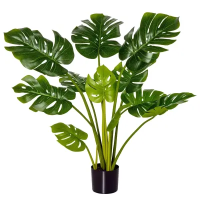 Konstgjorda Monstera Växter i Kruka 110 cm 17 x 110 cm