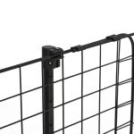 Hundgaller för Bil, Justerbar Säkerhetsbarriär för Bagageutrymme, Universalt Galler för Hundtransport, Svart, 91-152 x 30 cm