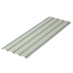 Takplåt 12-pack Trapetsplåt för Takbeklädnad och Väderskydd Hållbar och Väderbeständig Grön Galvaniserat Stål 129 x 45 cm