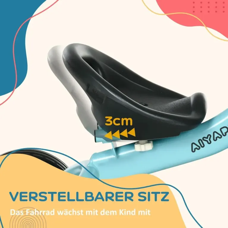 Trehjuling Barncykel Flerfärgad av Metall och Plast