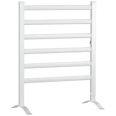 Klädluftare Torkställning Stålblå 73 x 64 x 177 cm, Silver