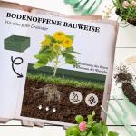 Upphöjd Bädd Blomlåda Grön av Galvaniserat Stål för Trädgård och Balkong Planteringslåda med Spaljé Grönsaksbädd