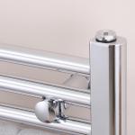 Vattenburen Handdukstork, Badrumsradiator med 14 Värmerör, Effektiv Uppvärmning och Torkning, Silver, 600 x 800 mm