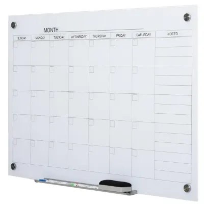 Whiteboard med Pennhållare och Sudd Magnetisk 90 x 60 cm
