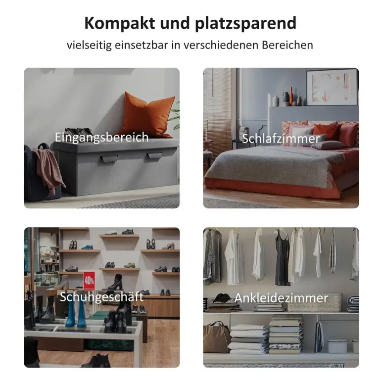 Sängbänk Klädd Sittbänk Hallsbänk Upp 102 x 36 x 51 cm