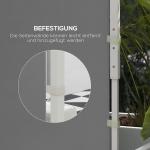 Paviljonggardiner 2-pack med Fönster och Dörrar för Trädgårdspaviljong Hållbar och Vattenavvisande Ljusgrå Tyg för 3 x 3 m