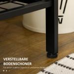 Förvaringskorg Bärväska Rustikt Brun av Stål för Utomhus och Vardagsbruk Robust Förvaringslösning Mångsidig Design