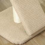 Skrapstolpe Kattträd Krämvit av Sisal och Plysch för Katter Liten Klösmöbel med Lekboll 54 cm