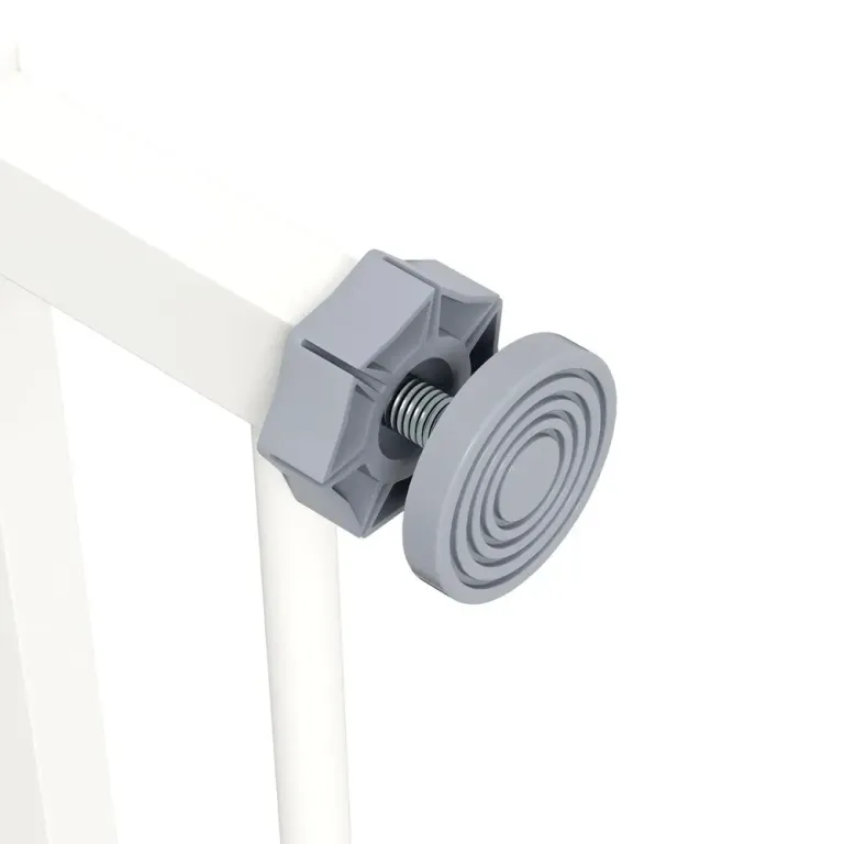 Säkerhetsgrind Trappgrind Spärrgrind Vit av Metall 74-80 cm