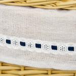 Tvättkorg i Bambu med Lock, Rymlig Tvättbehållare med Handtag, Naturlig Design för Badrum och Sovrum, Natur, 51 x 38 x 57 cm, 100 l