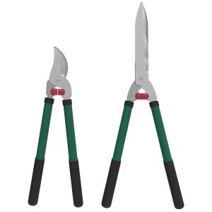 Trädgårdssaxset 2-delat med 40 cm Bladlängd och Non-stick Metallblad