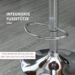 Barstolar 2-pack Prisvärd Cremefärgad Metall för Kök och Bar med Justerbar Höjd och Snurrbar Sits Ergonomisk Design för Hemmet