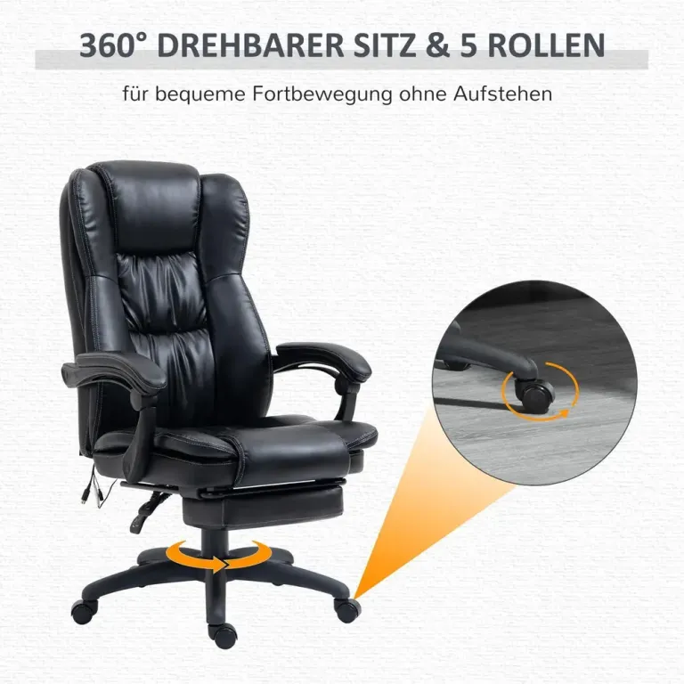 Ergonomisk Kontorsstol 68,5 x x 119-127 cm