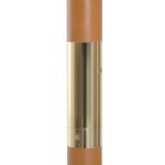 Parasoll Trädgårdsparaply 3-Vånings Solskydd Bambu 180 G/M² Polyester Grå Ø2,5 X 2,3 M